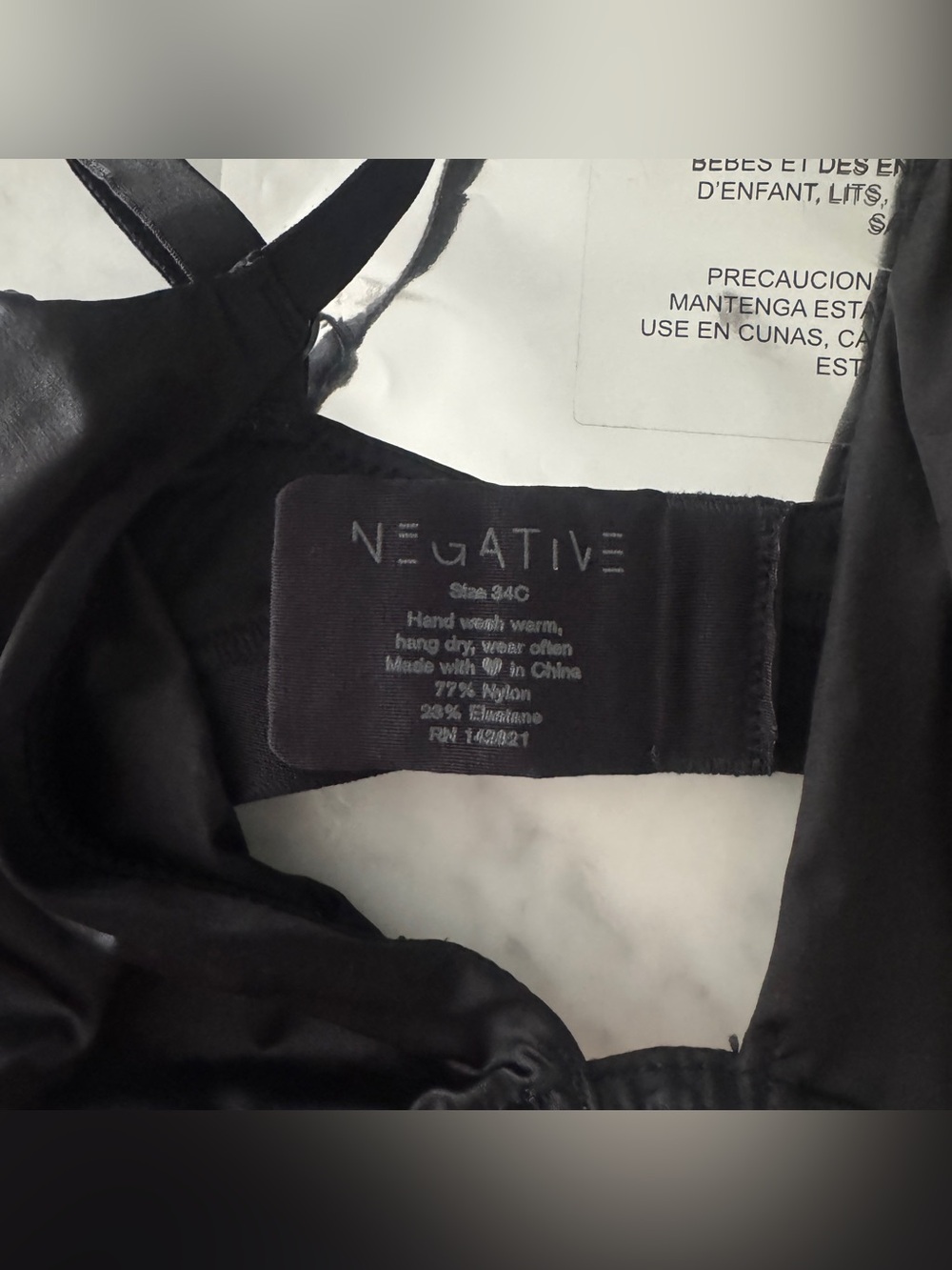 Negative Underwear Glace Baby Demi Bra - Picture 3 of 4